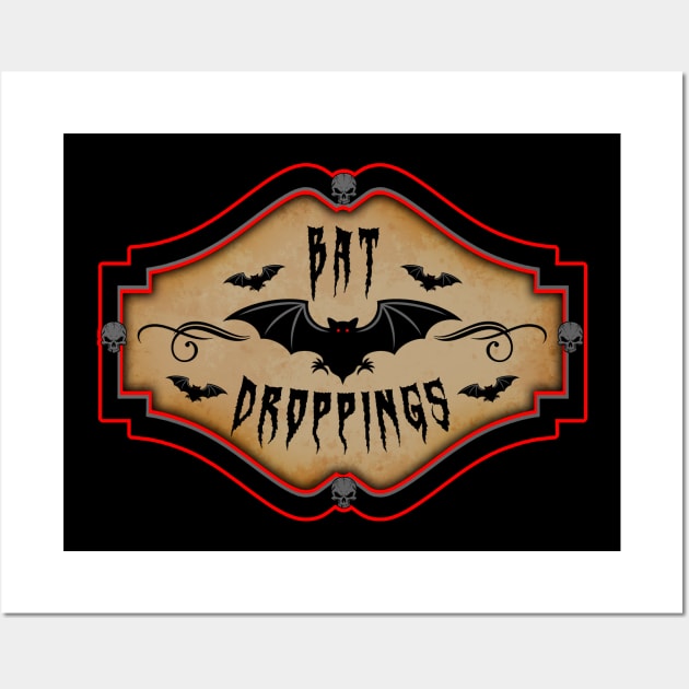 WITCHERY POTIONS 1 - BAT DROPPINGS Wall Art by GardenOfNightmares